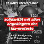 Solidarität mit den Angeklagten der IAA Proteste