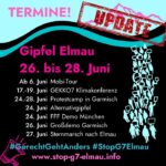 Protestcamp Garmisch Partenkirchen mit internationalistischem Programm