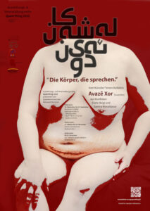 Poster zur Ausstellung "Die Körper, die sprechen."