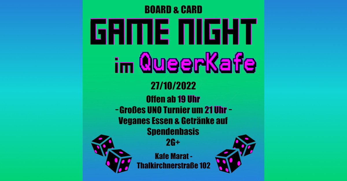 Spieleabend im QueerKafe