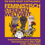 Demonstration zum internationalen Frauenkampftag