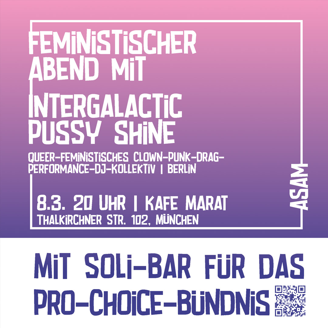 Freitagskafe: Feministischer Abend mit Intergalactic Pussy Shine