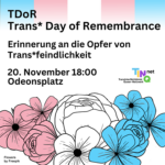 TDoR - Trans* Day of Rememberance