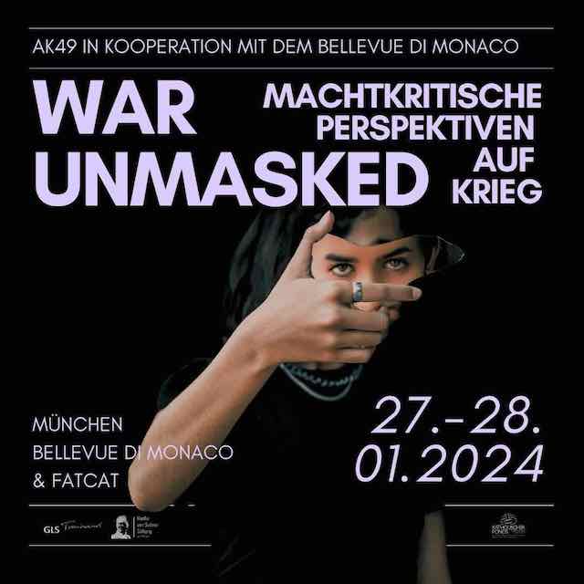 Konferenz WAR UNMASKED - Machtkritische Perspektiven auf Krieg