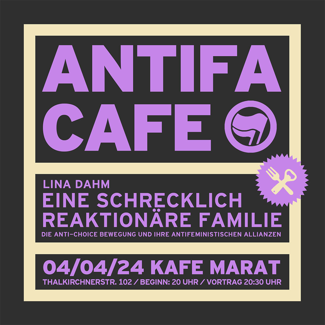 Antifa-Café: Eine schrecklich reaktionäre Familie (Lina Dahm)