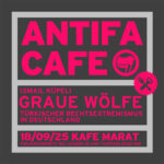Antifa-Café: Graue Wölfe - Türkischer Rechtsextremismus  in Deutschland (Ismail Küpeli)