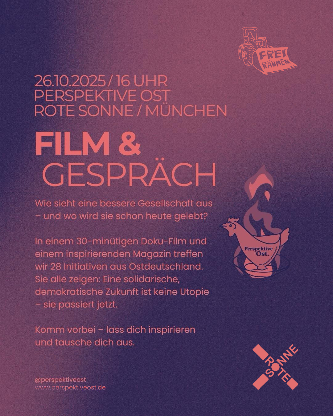 Filmscreening, Magazinvorstellung + Gespräch — Perspektive Ost
