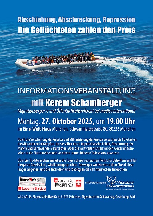 Die Geflüchteten zahlen den Preis: Abschiebung, Abschreckung, Repression