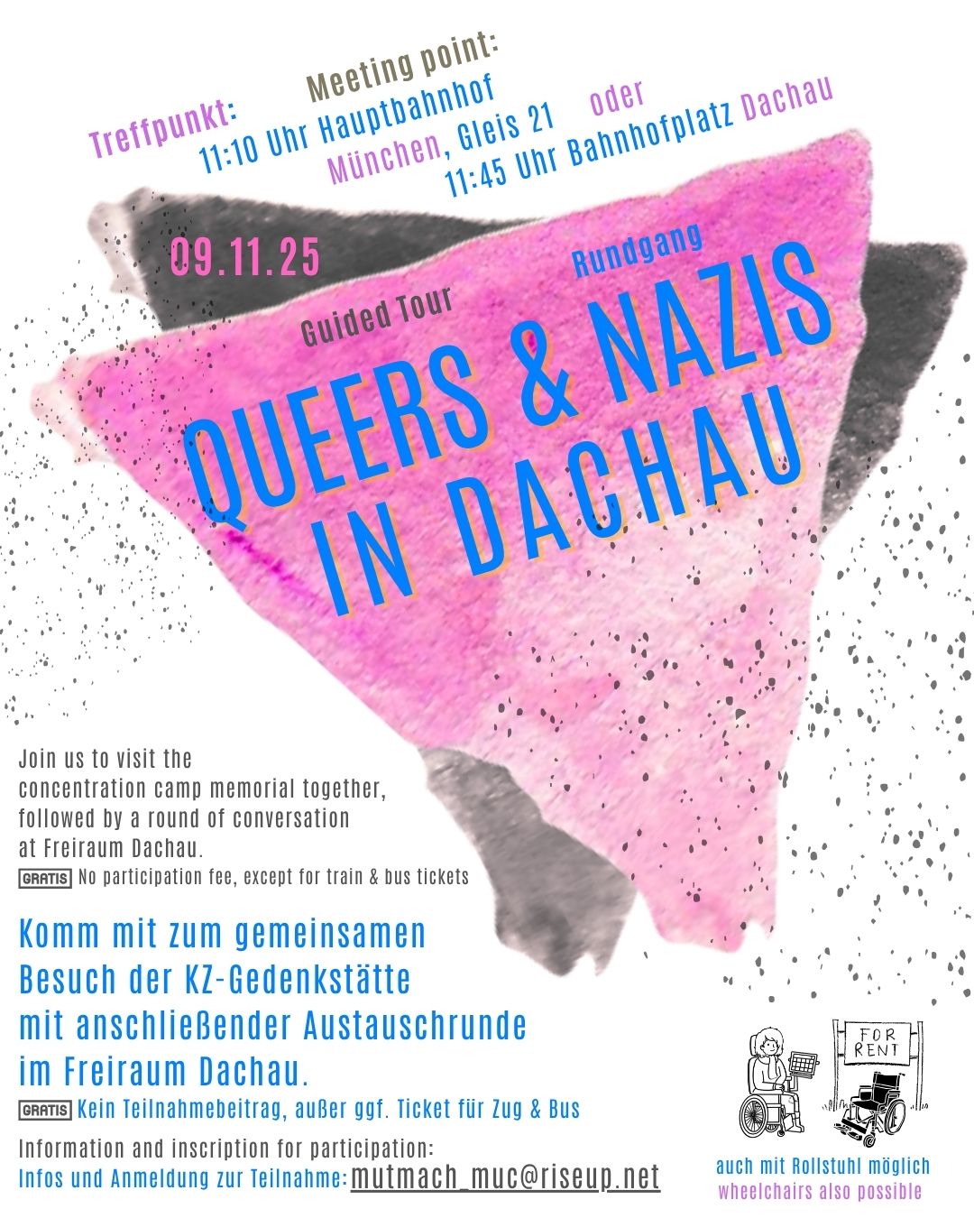 Rundgang | guided tour: Queers & Nazis in Dachau