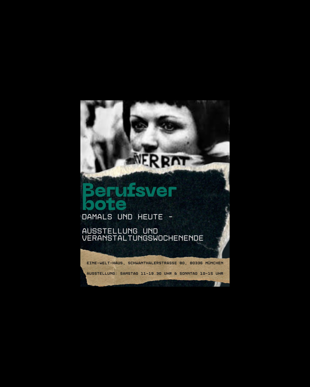 Berufsverbote - damals und heute: Ausstellung