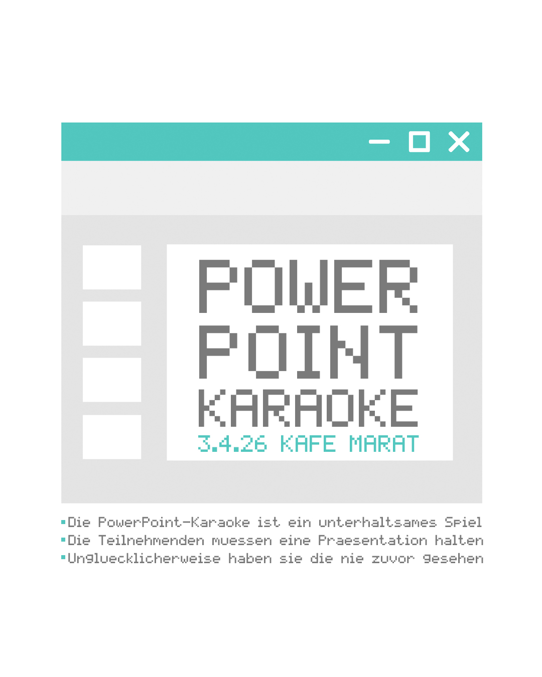 Freitagskafe: PowerPoint-Karaoke