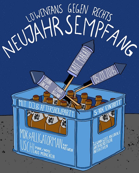 Löwenfans gegen Rechts Neujahrsempfang 2026
