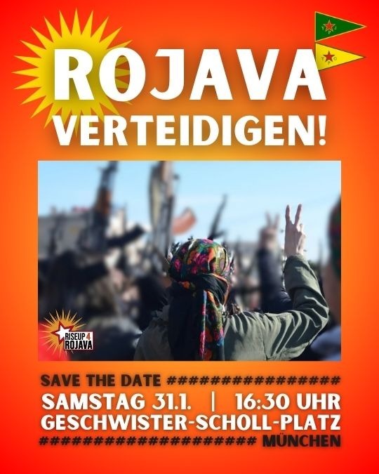 Demonstration Rojava verteidigen!