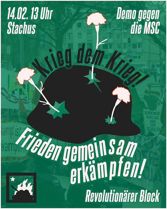 Demo und Fest: Krieg dem Krieg – Frieden gemeinsam erkämpfen
