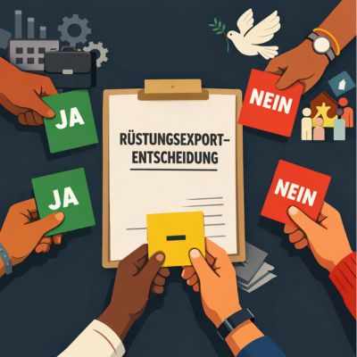 Workshop 1: Deutsche Waffen für die Welt – Planspiel zu Rüstungsexporten aus Deutschland