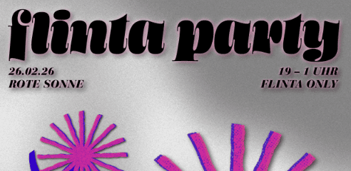 feminsim unstoppable: FLINTA* Party mit Live Konzert: Erleuchtung und Rufo