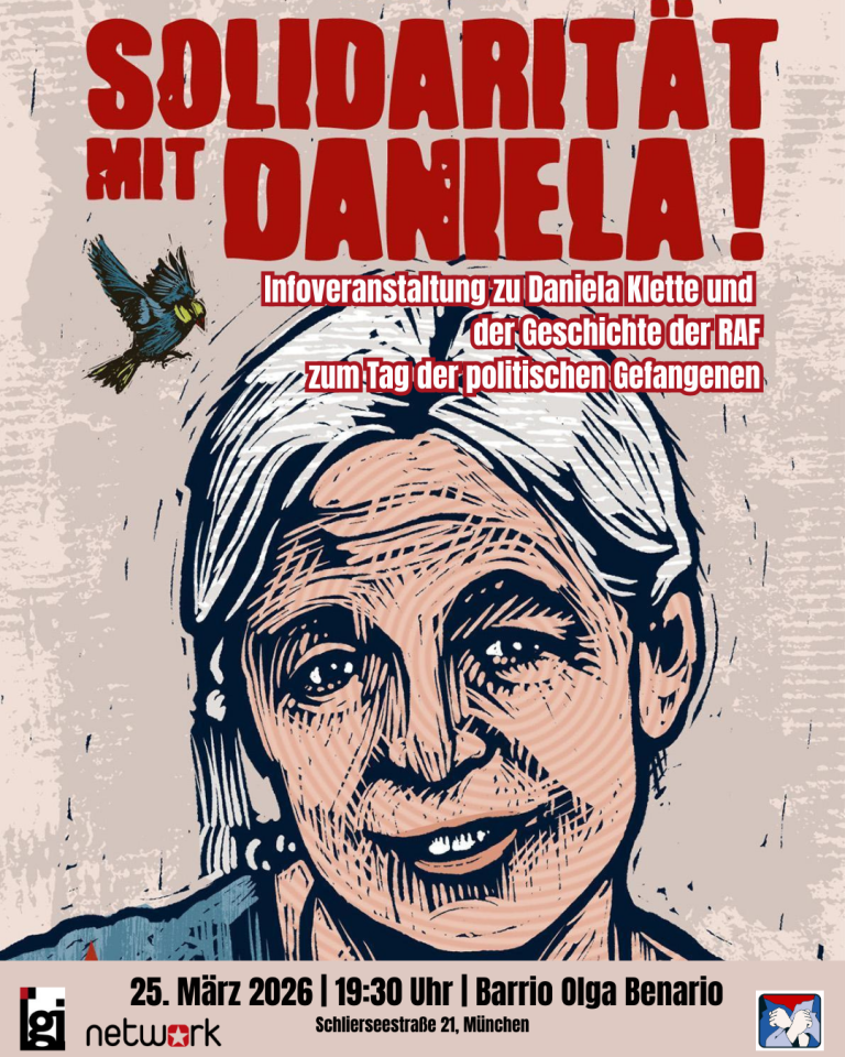 Infoveranstaltung zu Daniela Klette und der Geschichte der RAF