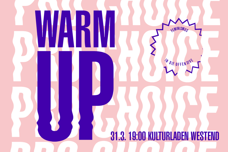 Warm Up für die Proteste gegen den rechten "Marsch fürs Leben"